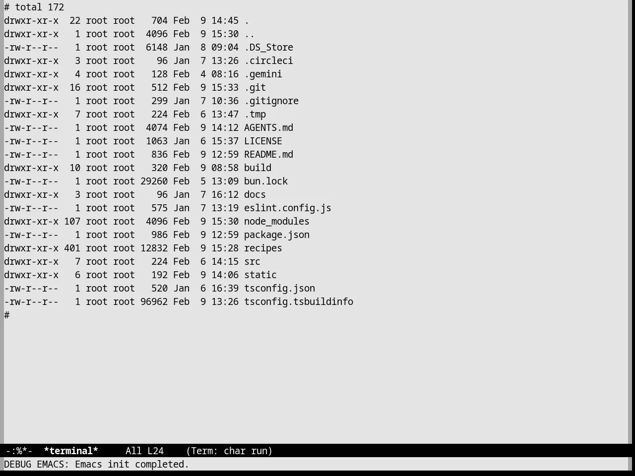 Nofrils Light Theme in term