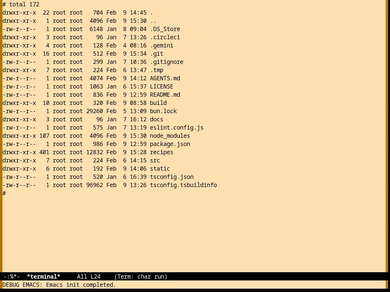 Nofrils Sepia Theme in term