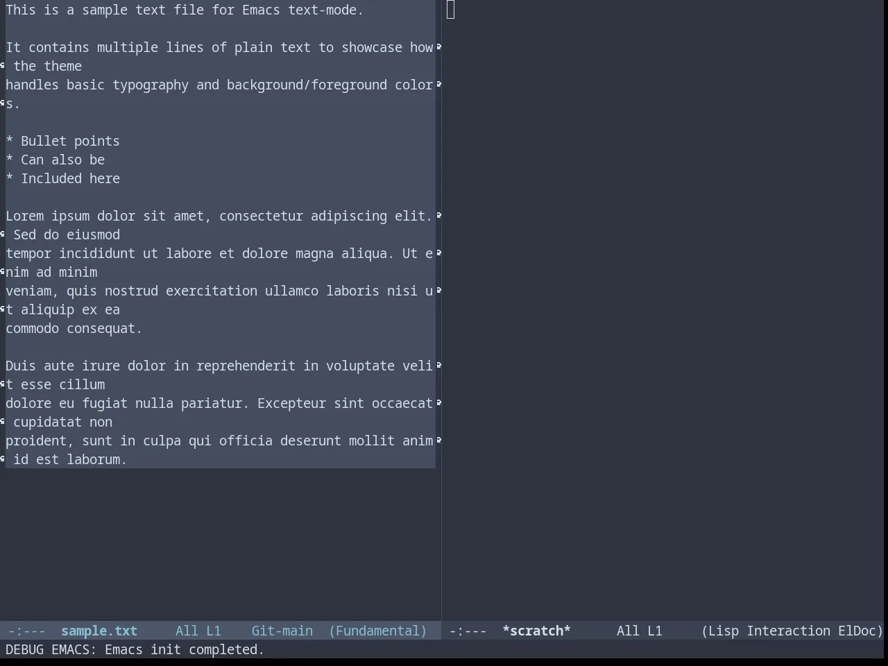 Nord Theme in fundamental-mode