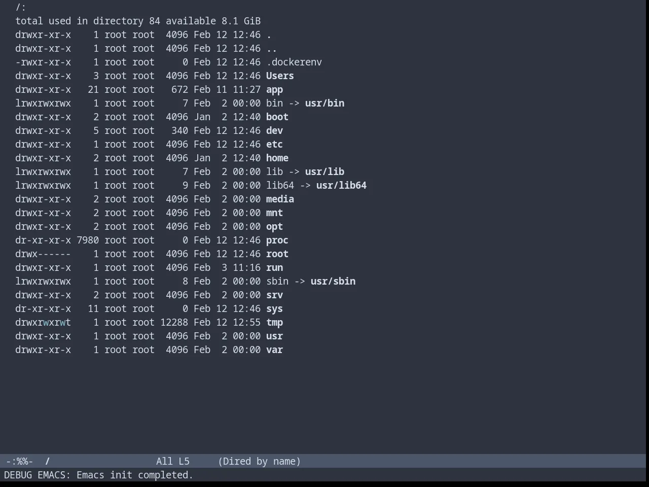 Nordless Theme in dired