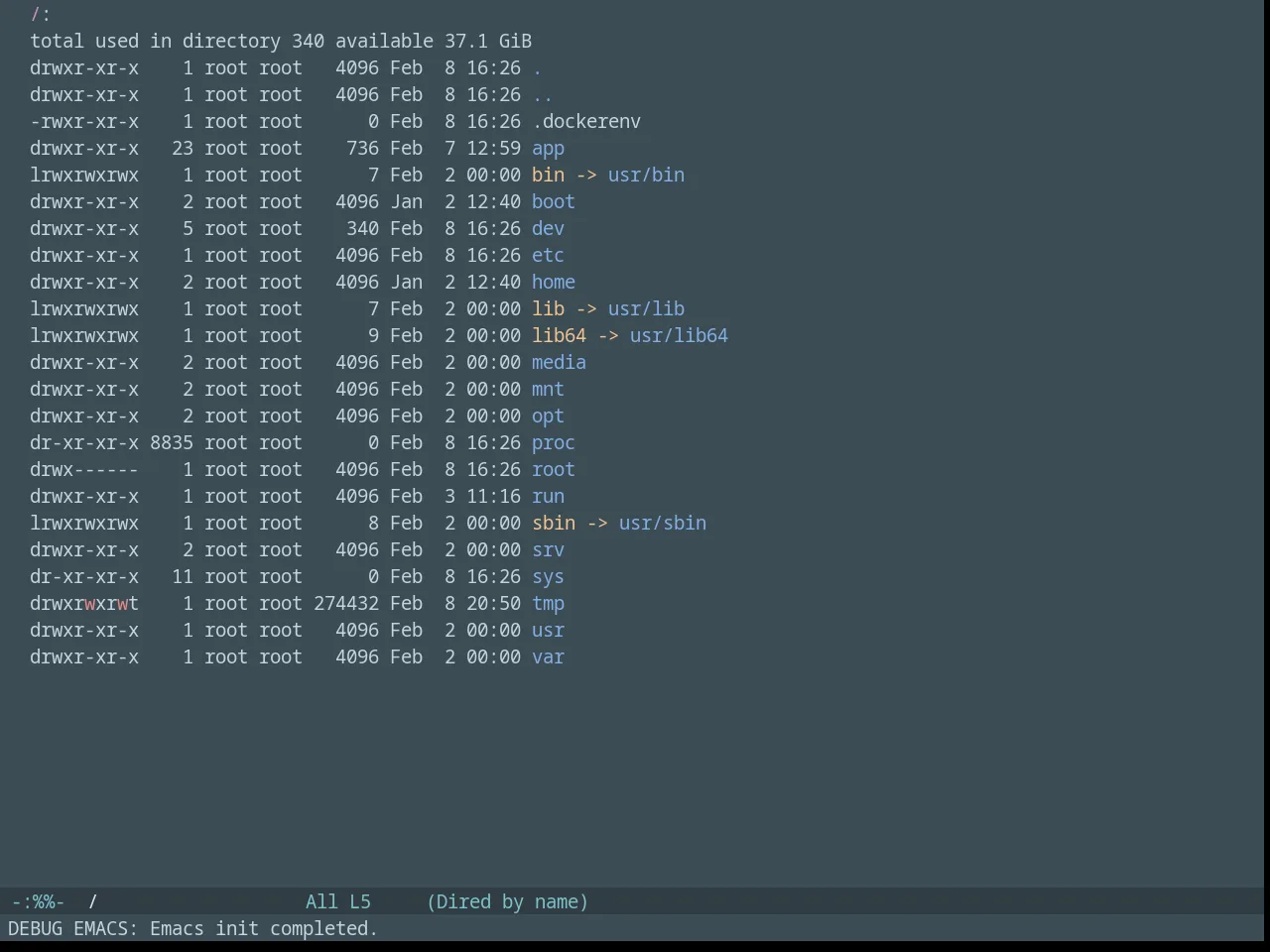 Nova Theme in dired