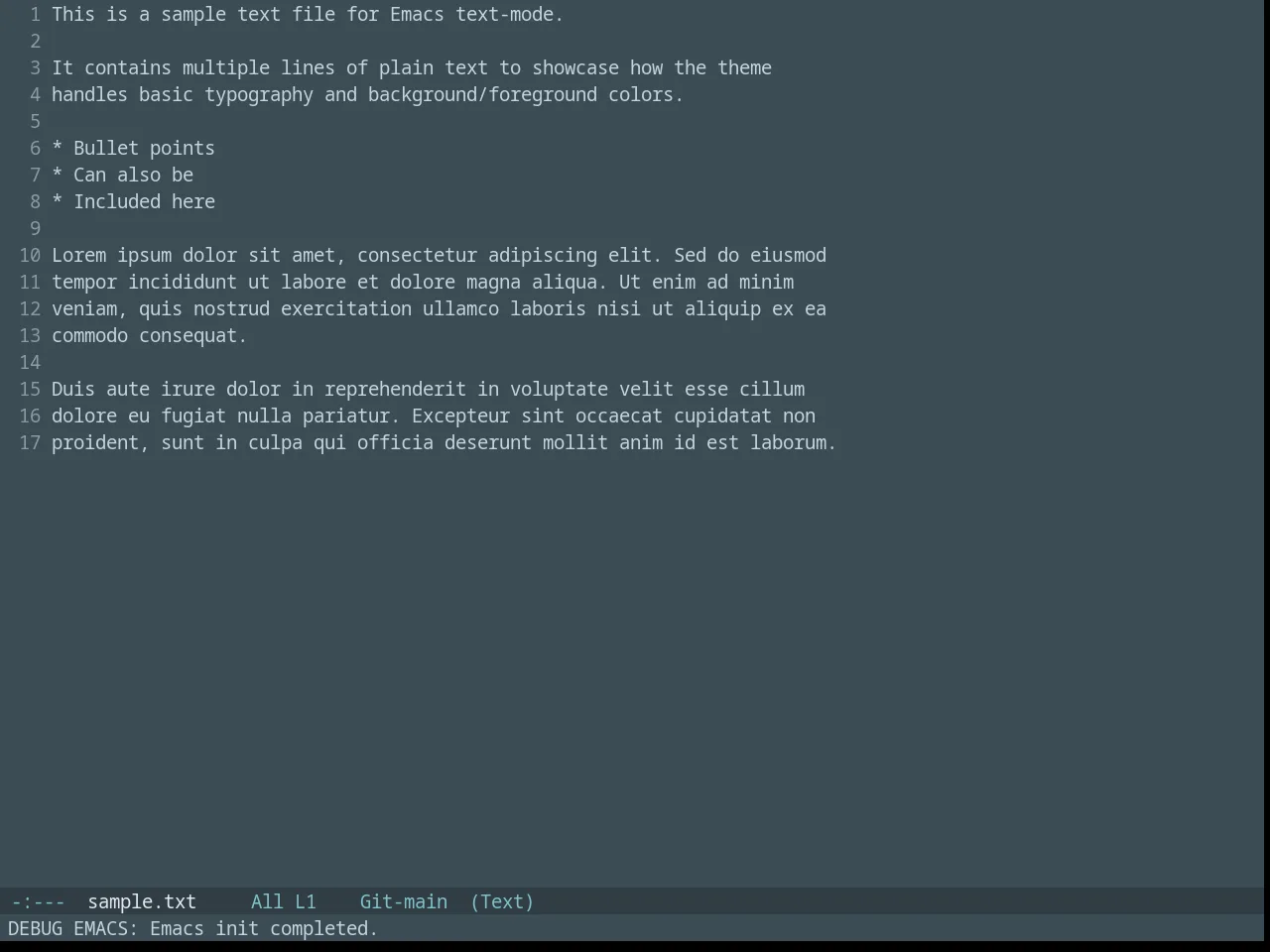 Nova Theme in text-mode