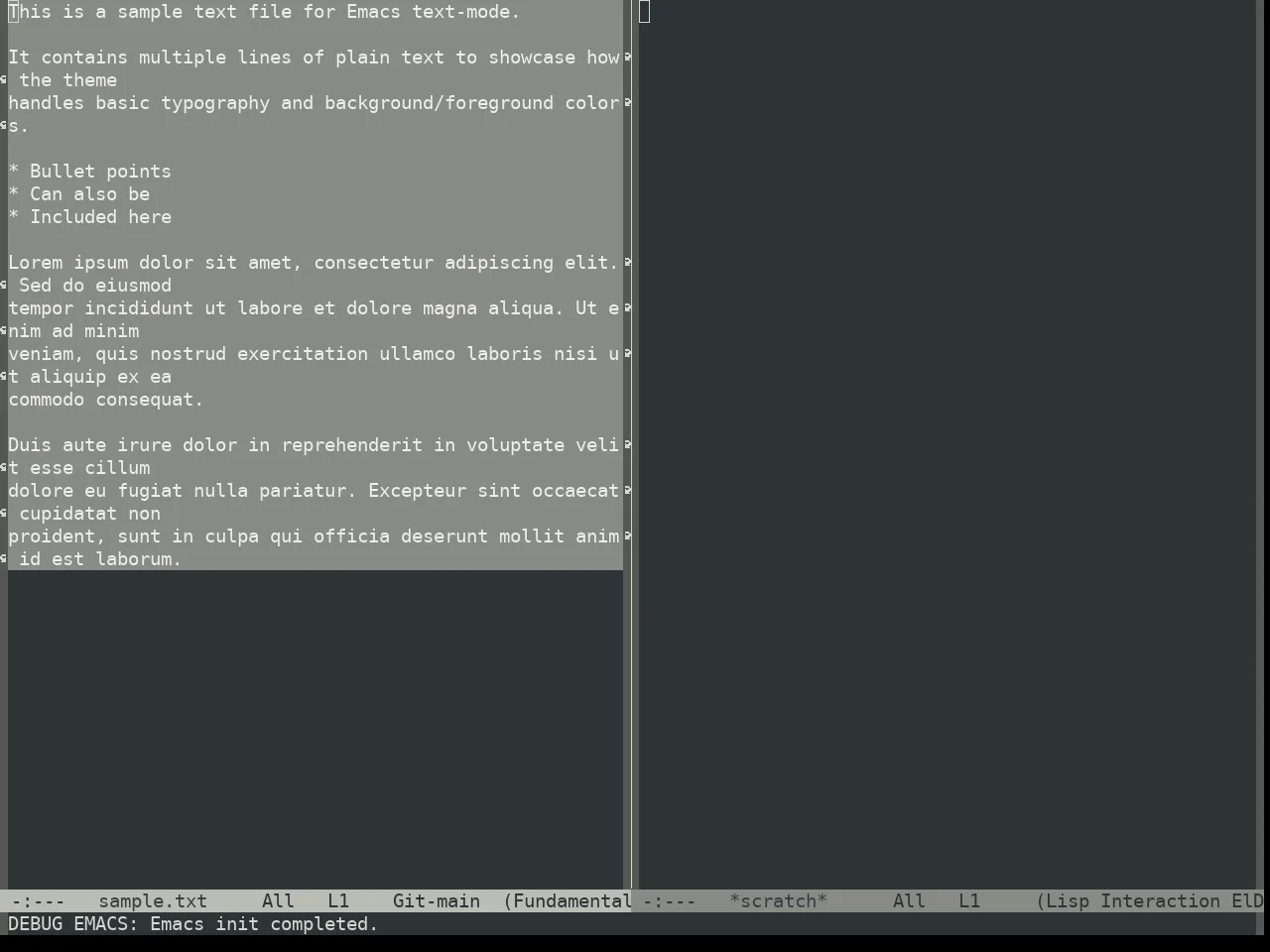 Oblivion Theme in fundamental-mode