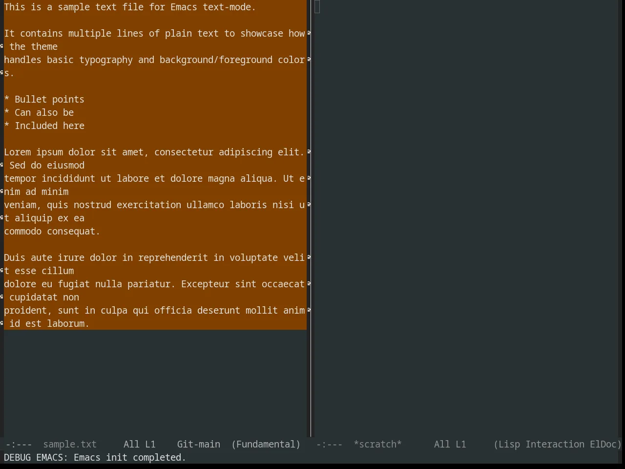 Obsidian Theme in fundamental-mode