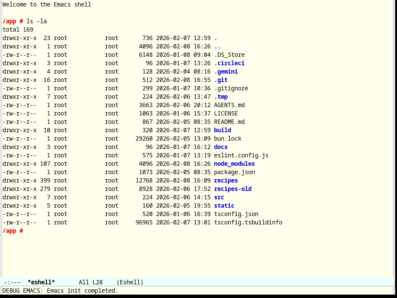 Occidental Theme in eshell