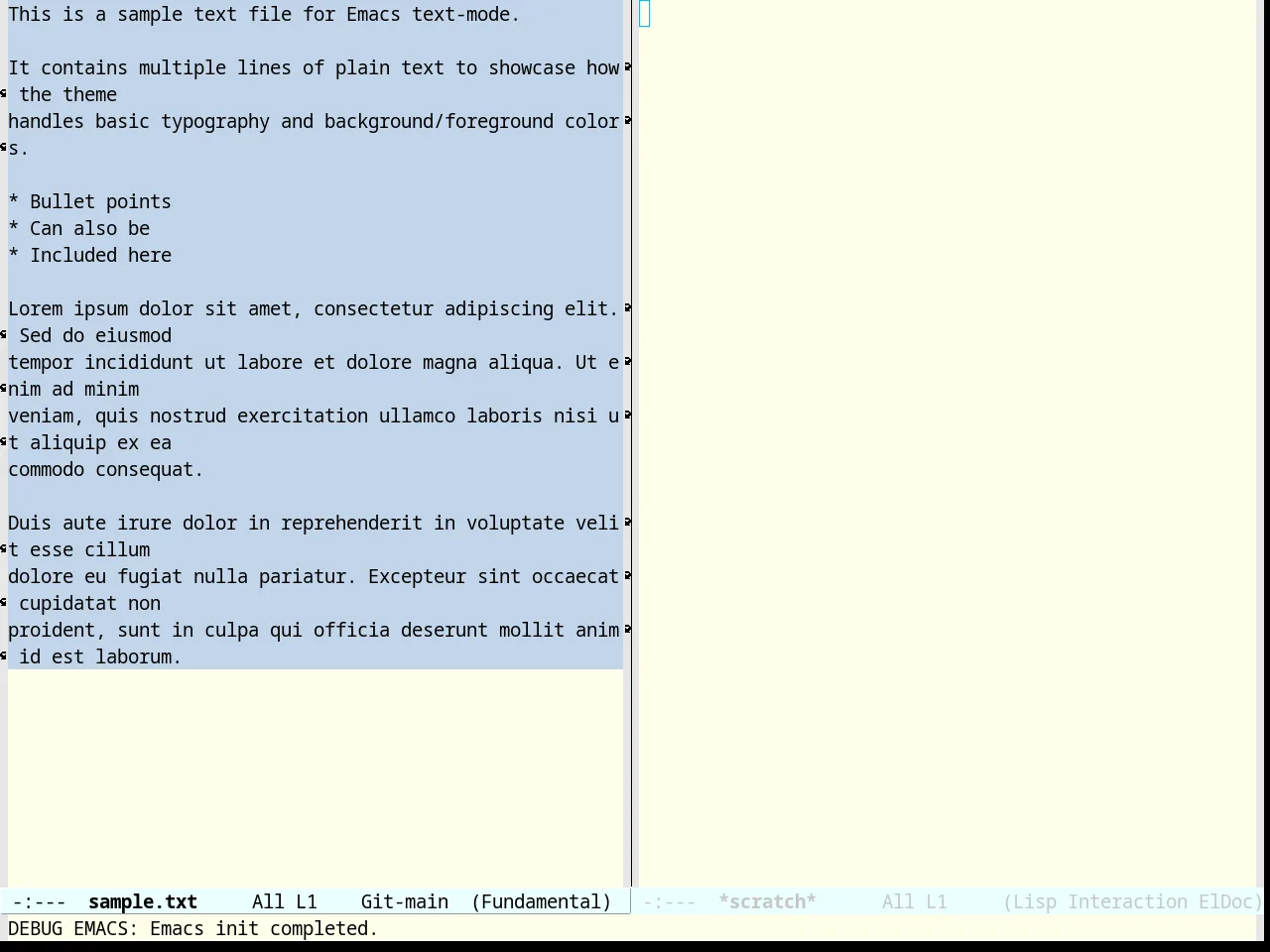 Occidental Theme in fundamental-mode