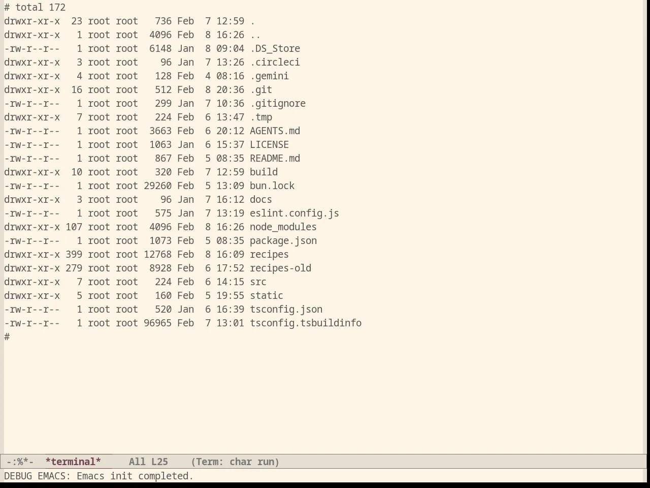 Oldlace Theme in term