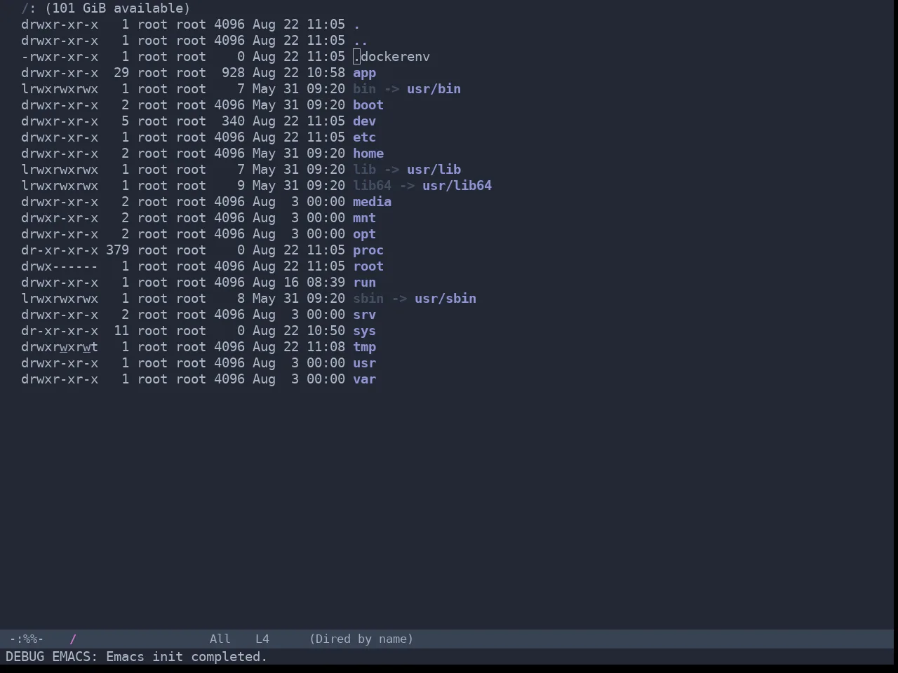 Omtose Phellack Theme in dired