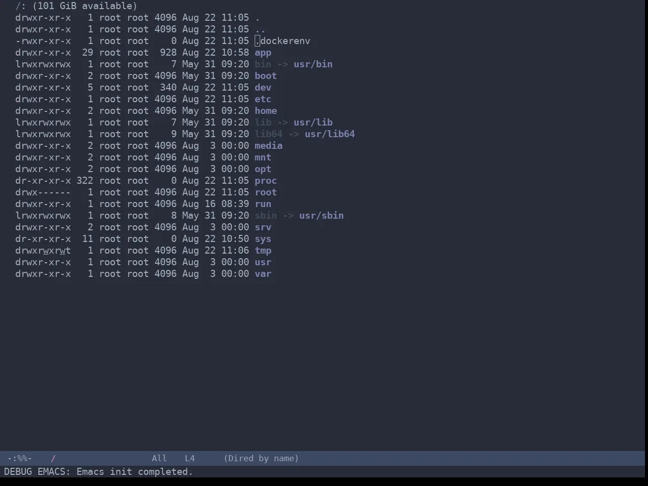 Omtose Softer Theme in dired