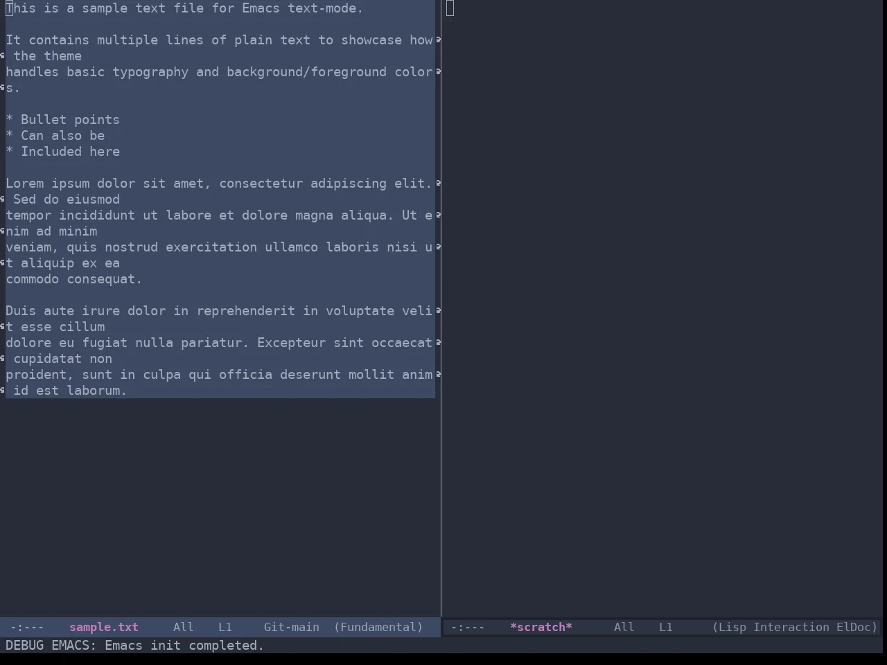 Omtose Softer Theme in fundamental-mode