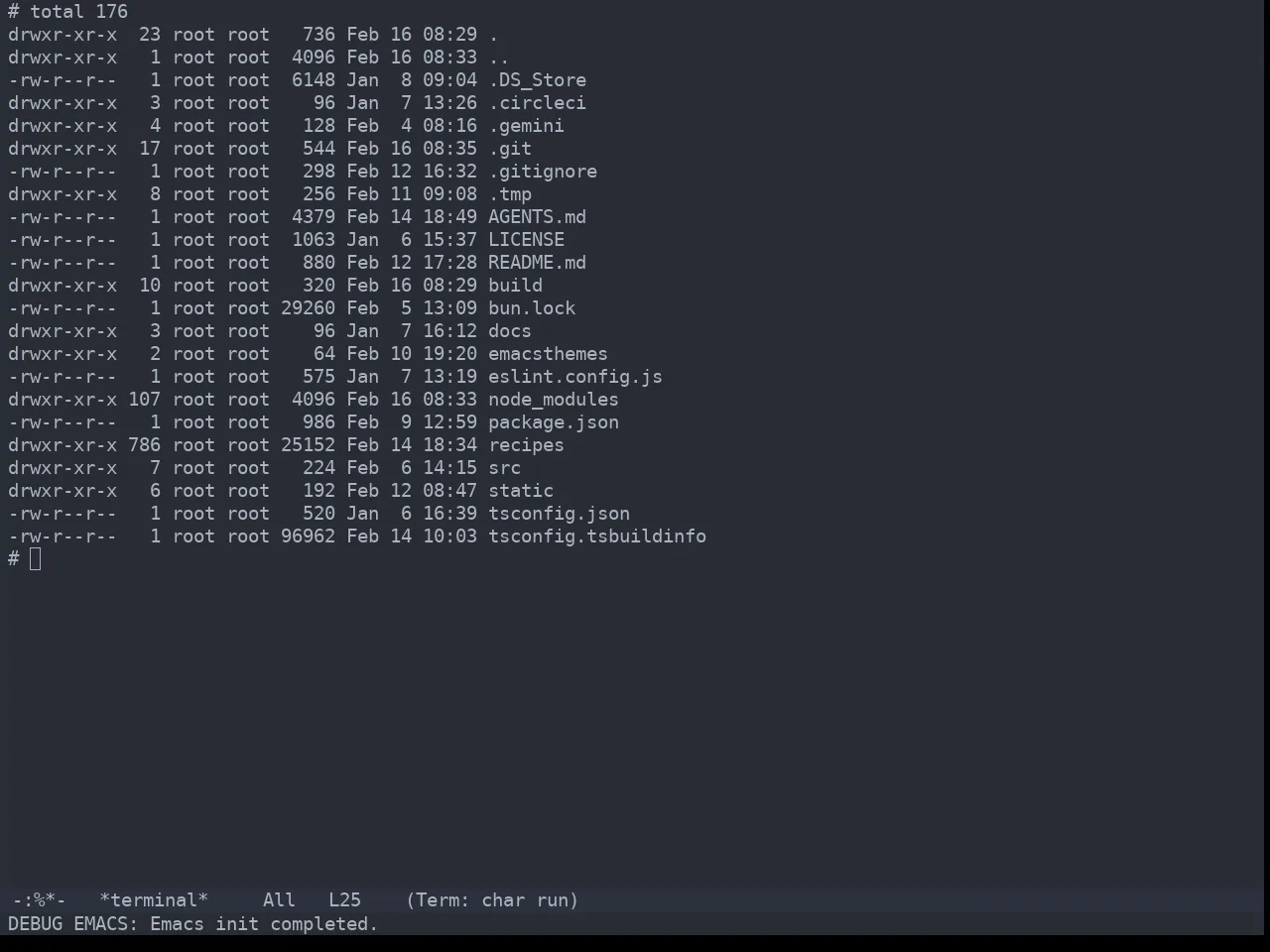 One Dark Theme in term
