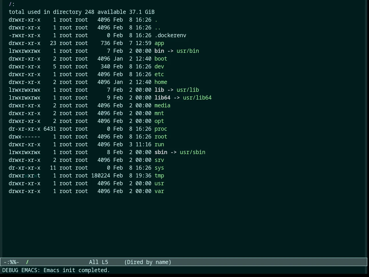 Overcast Theme in dired