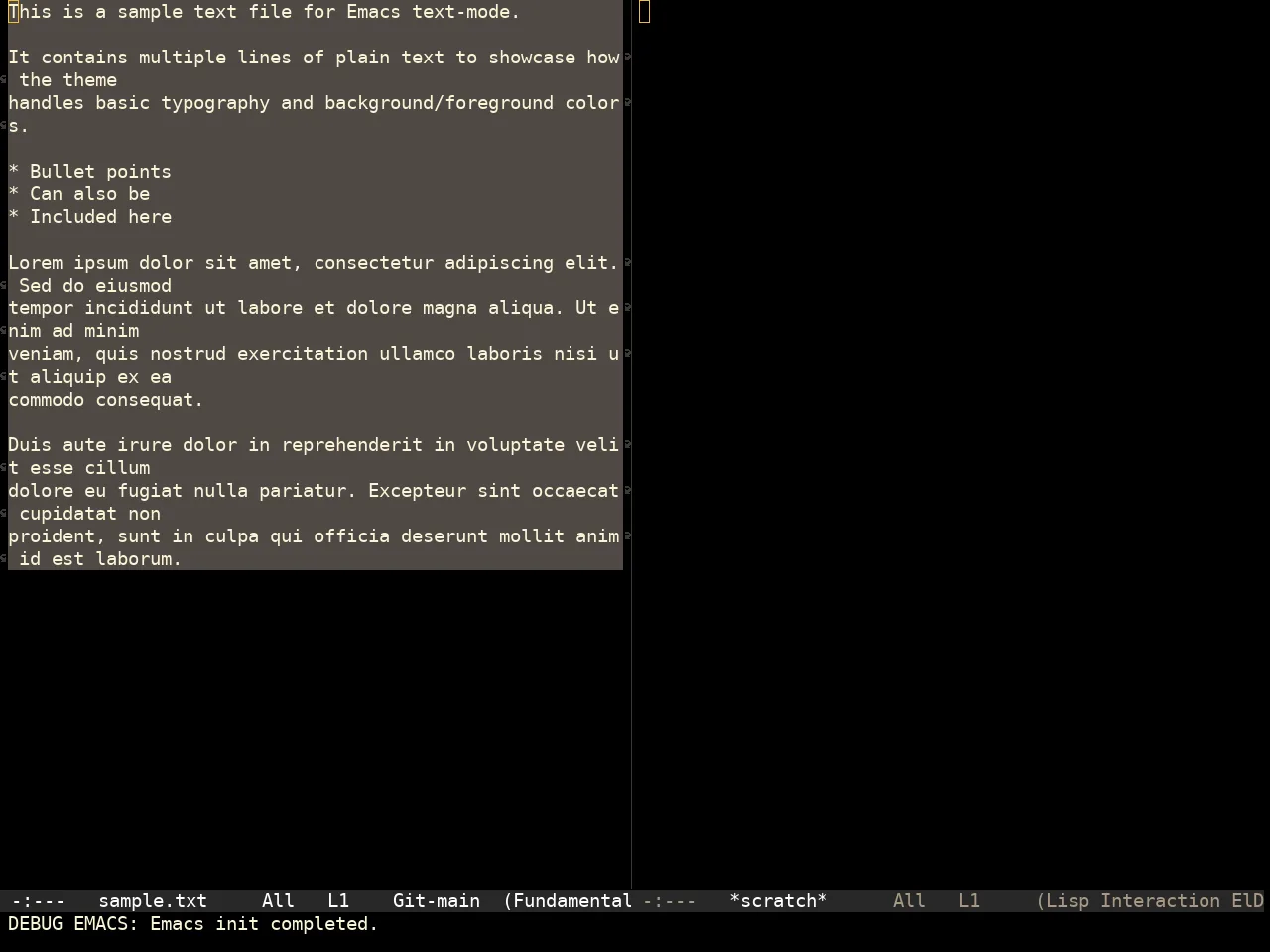 Pache Dark Theme in fundamental-mode