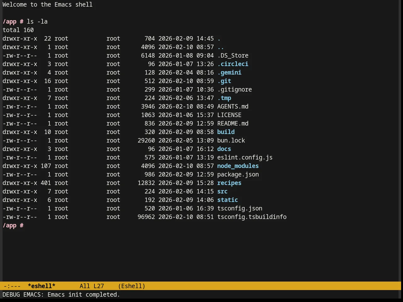 Paganini Theme in eshell