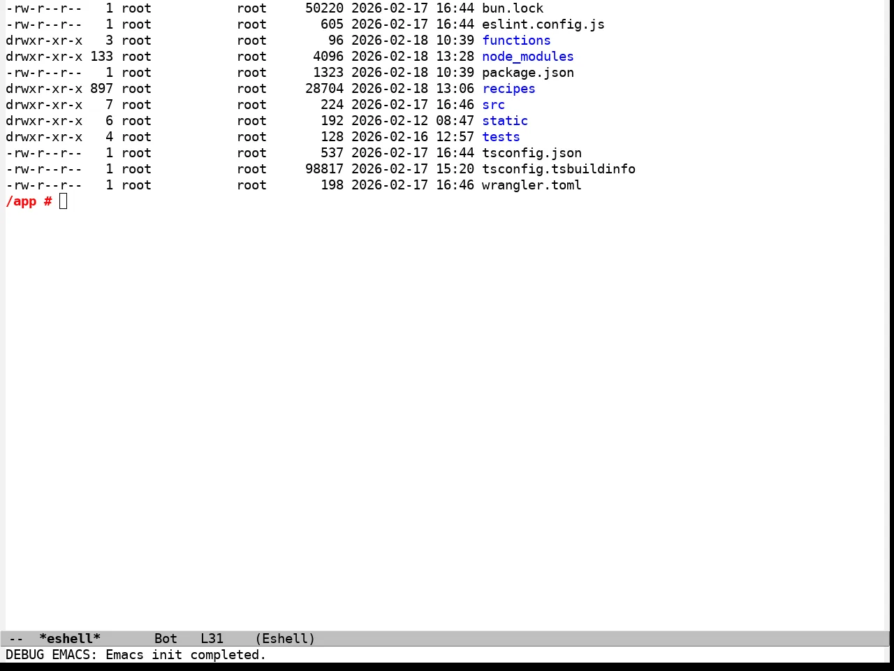 Parchment Theme in eshell