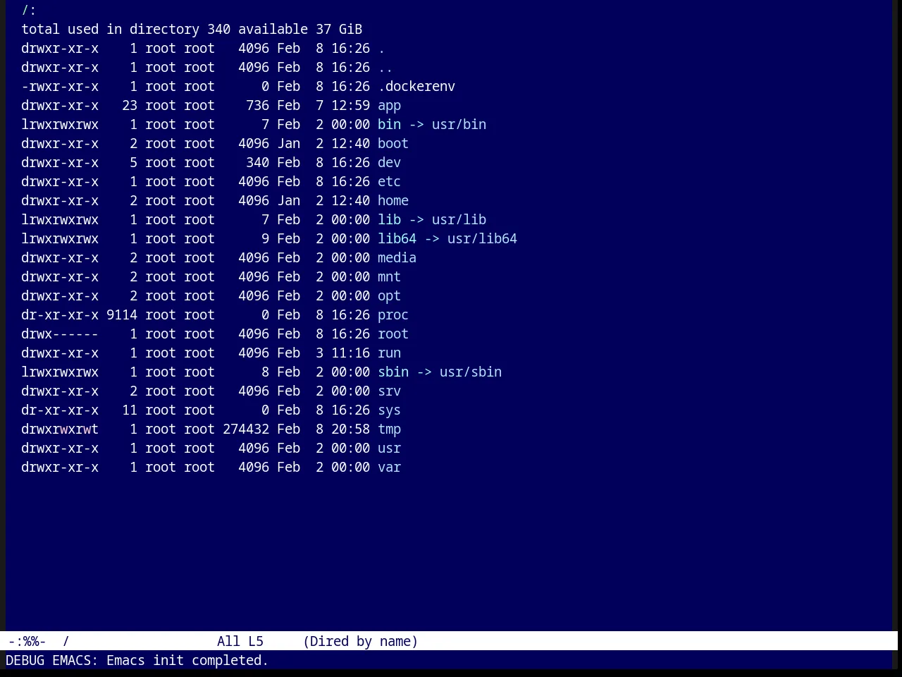 Parus Theme in dired