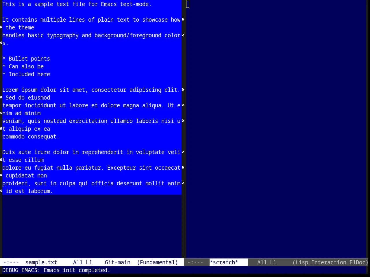 Parus Theme in fundamental-mode
