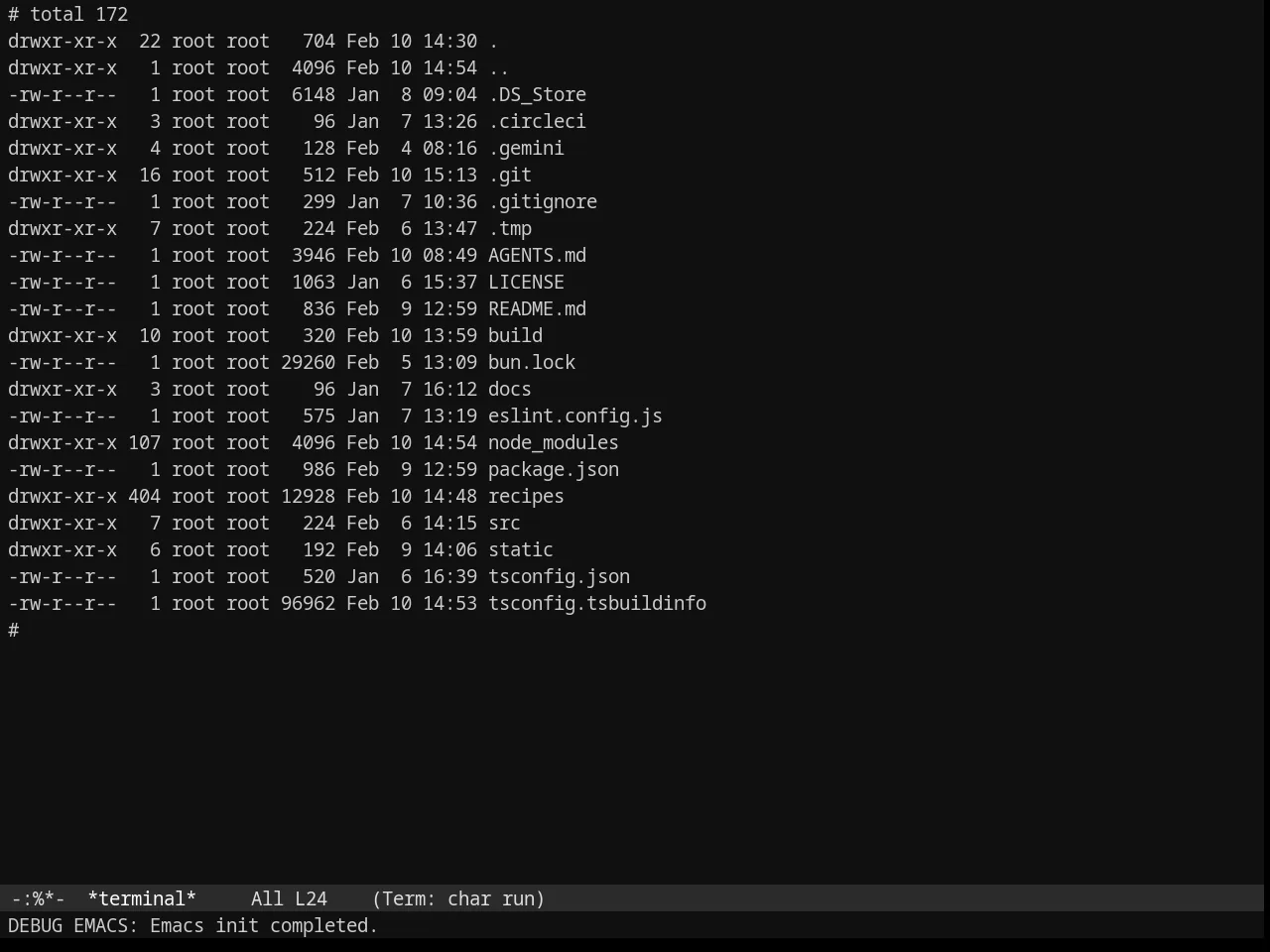 Phoenix Dark Mono Theme in term