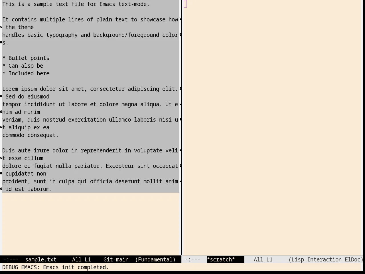 Pierson Theme in fundamental-mode