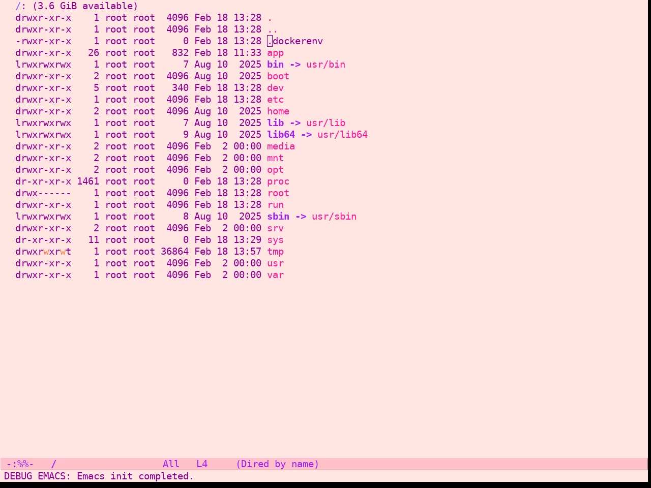 Pink Bliss Uwu Theme in dired