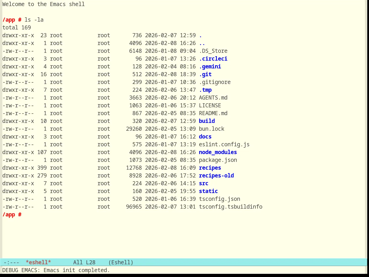 Plan9 in eshell