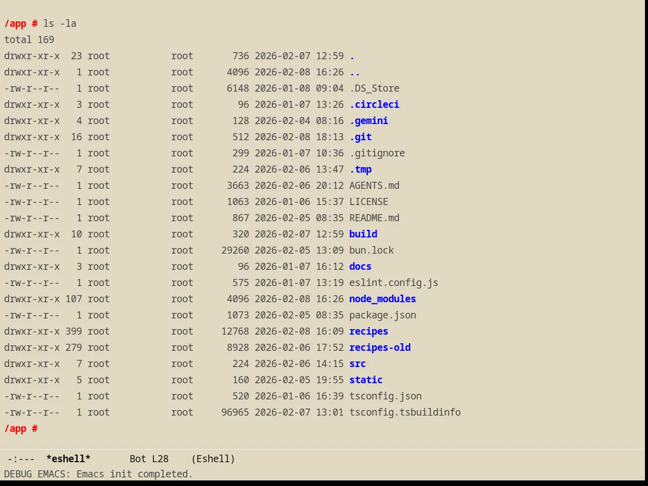 Poet Theme in eshell