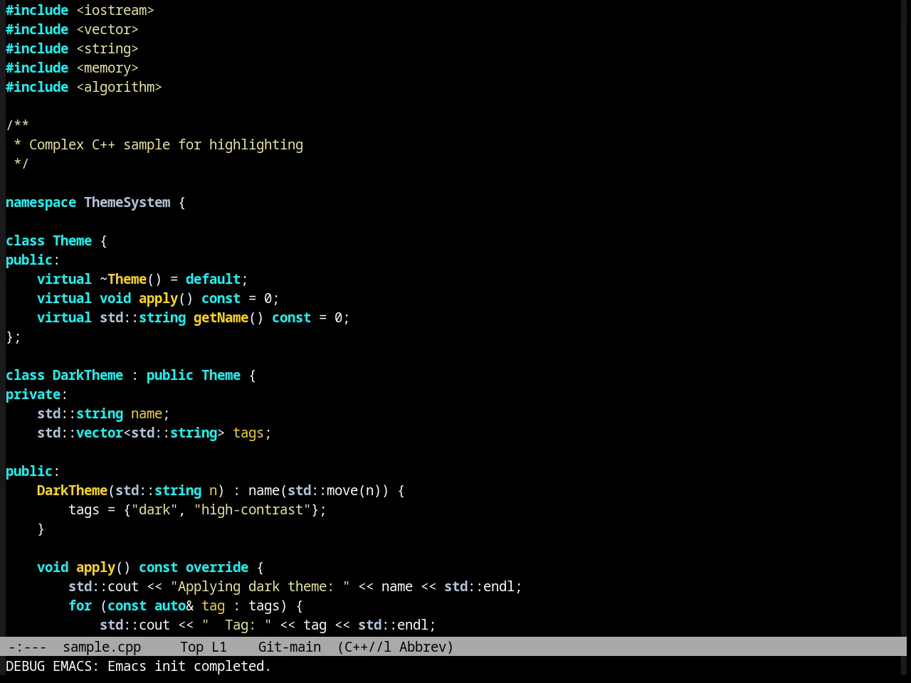 Pok Wob Theme in c++-mode
