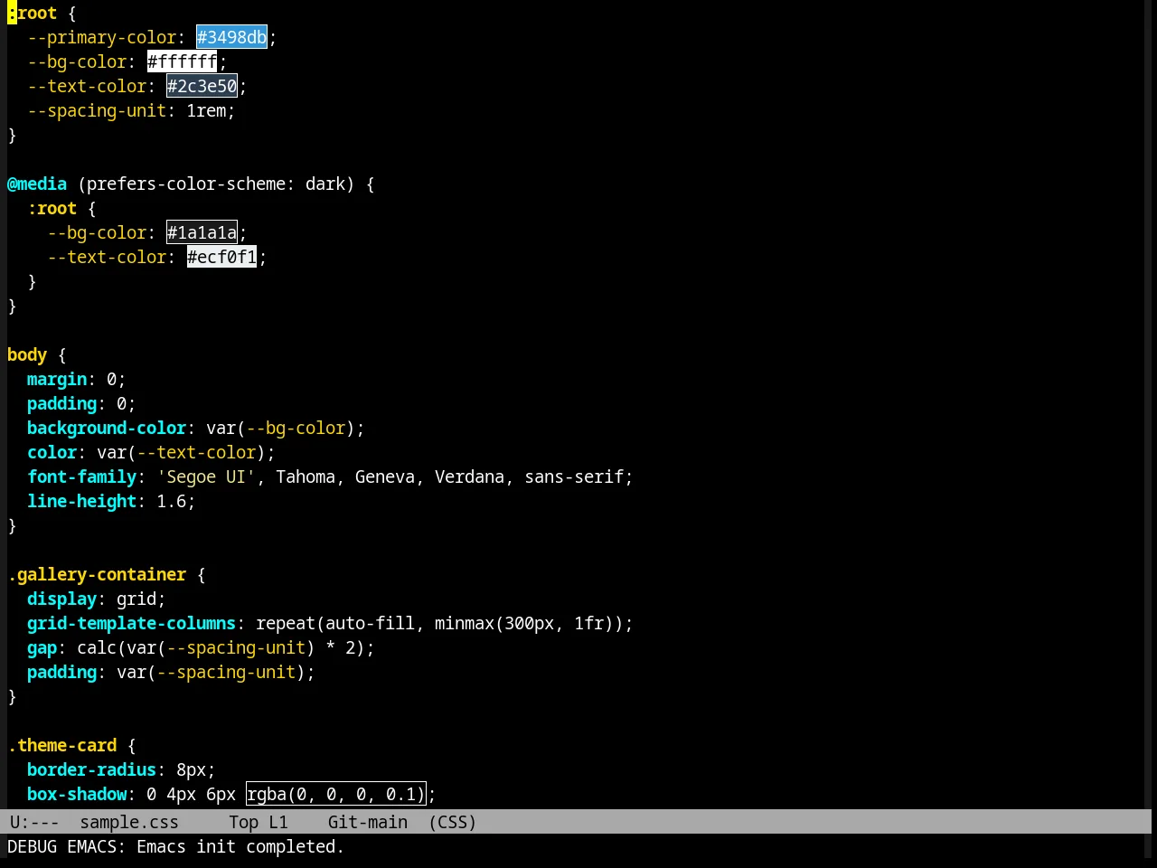Pok Wob Theme in css-mode