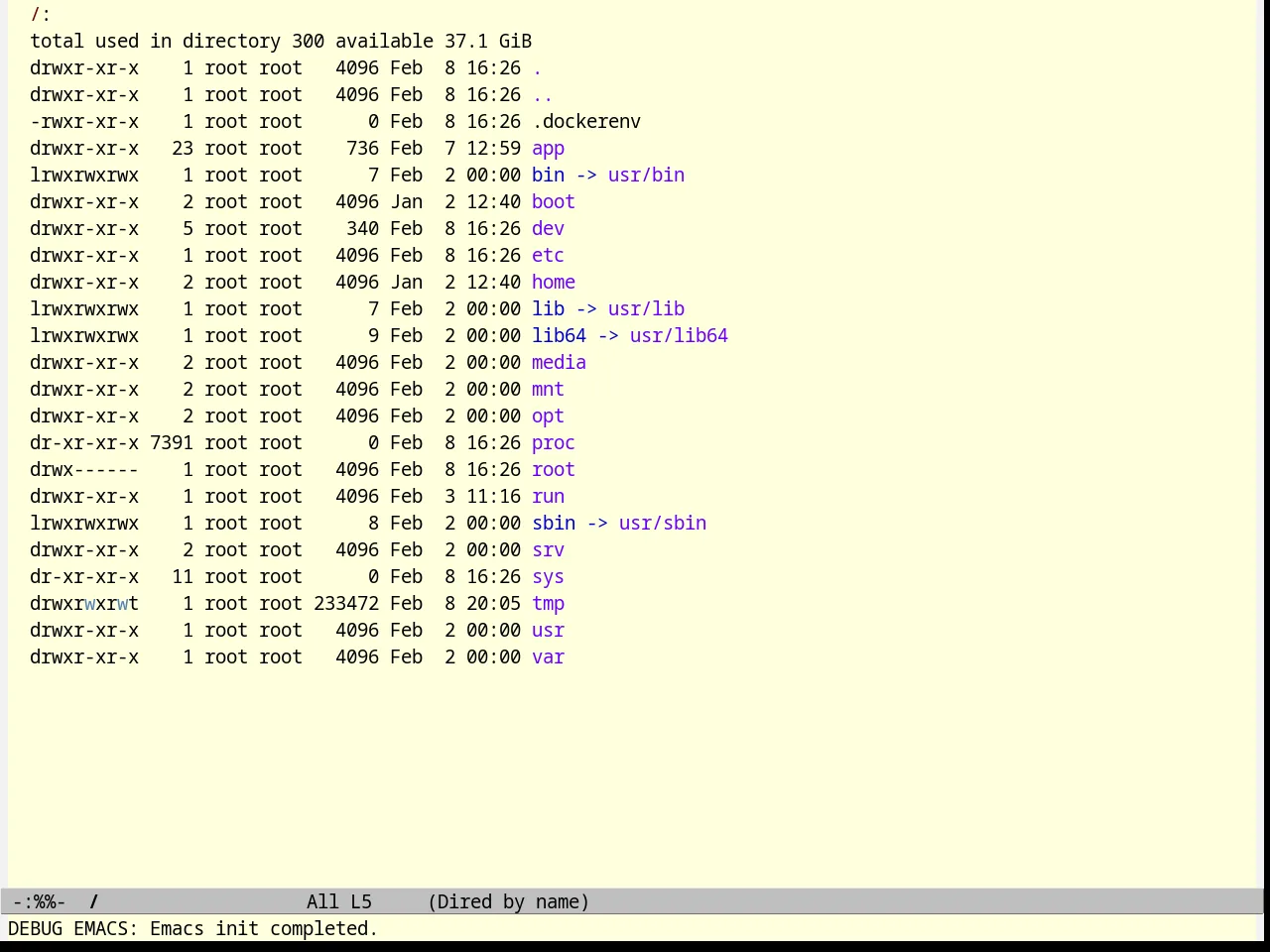 Professional Theme in dired
