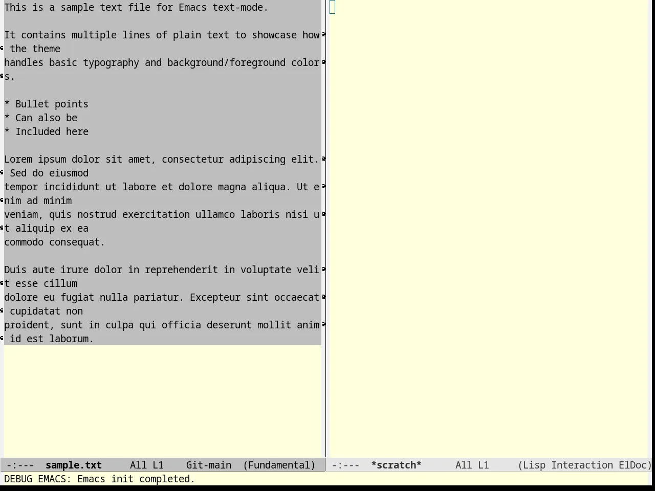 Professional Theme in fundamental-mode