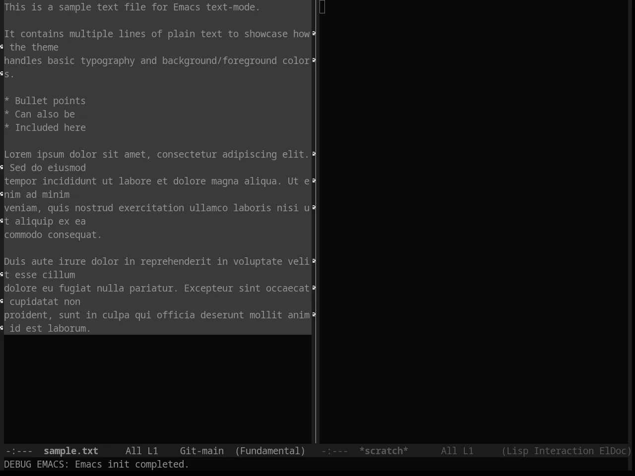 Punpun Dark Theme in fundamental-mode