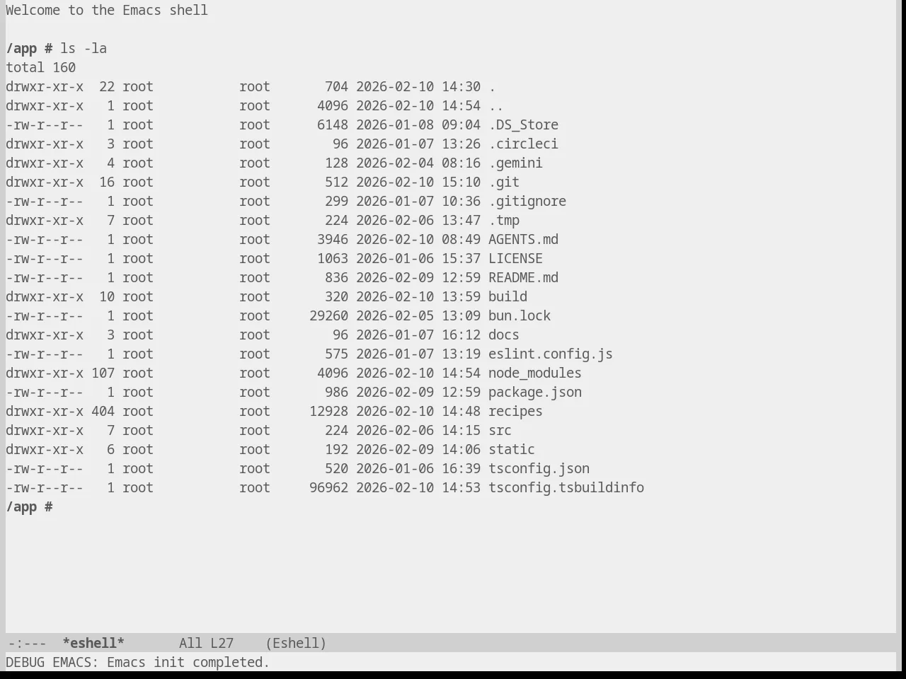 Punpun Light Theme in eshell