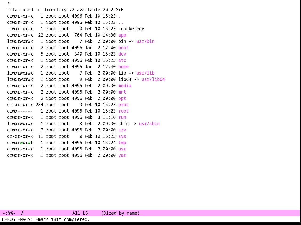 Purp Light Theme in dired
