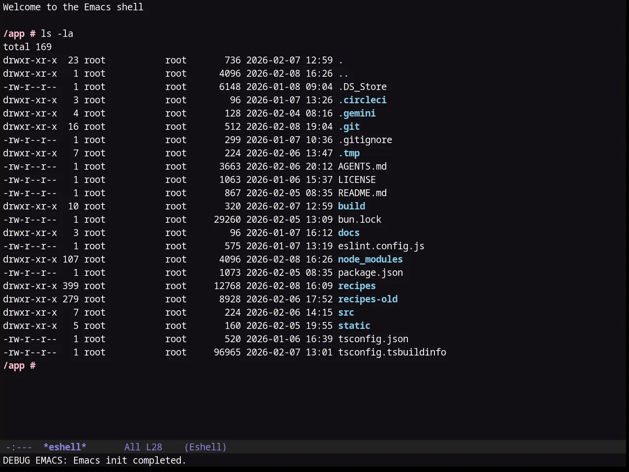 Purple Haze Theme in eshell