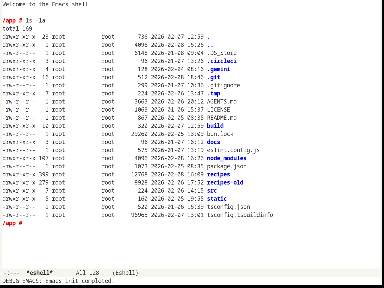 Radiance Theme in eshell