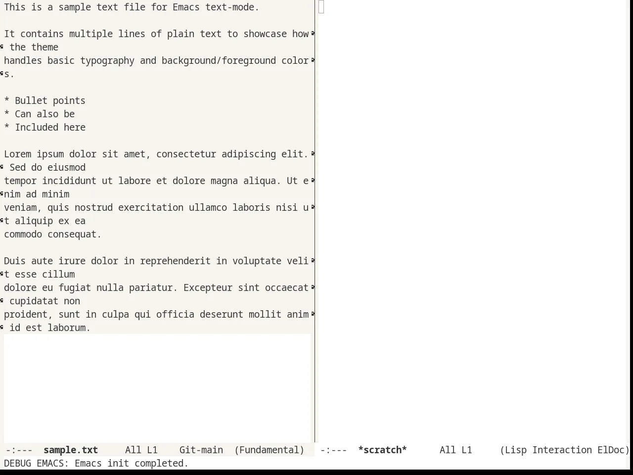 Radiance Theme in fundamental-mode