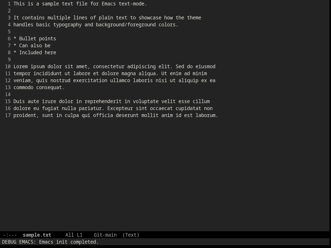 Railscasts reloaded Theme in text-mode