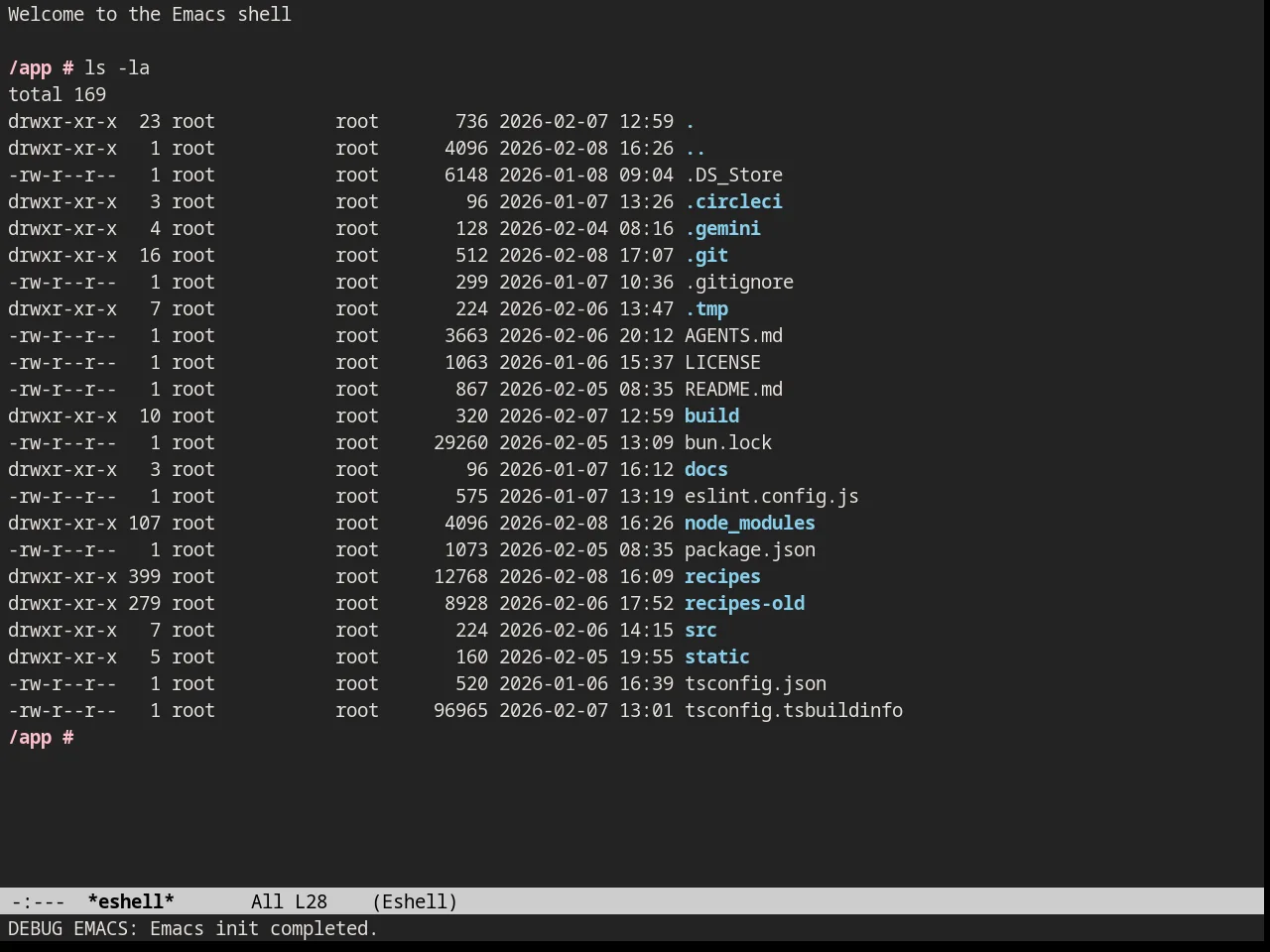 Railscasts Theme in eshell