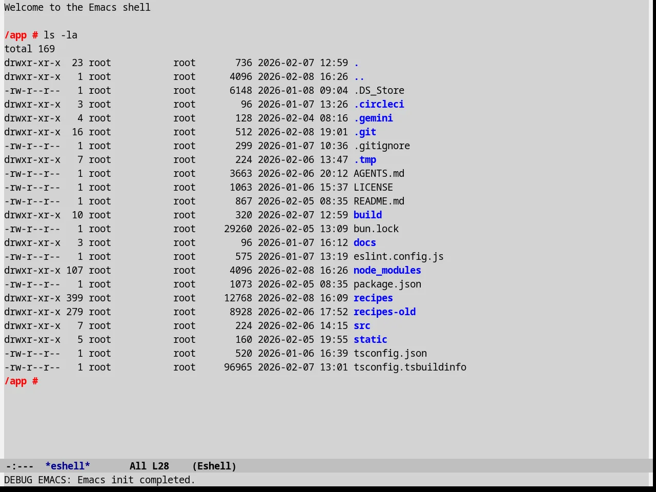 Ramangalahy Theme in eshell
