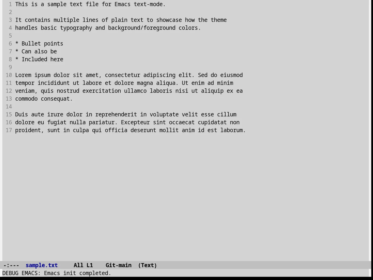 Ramangalahy Theme in text-mode