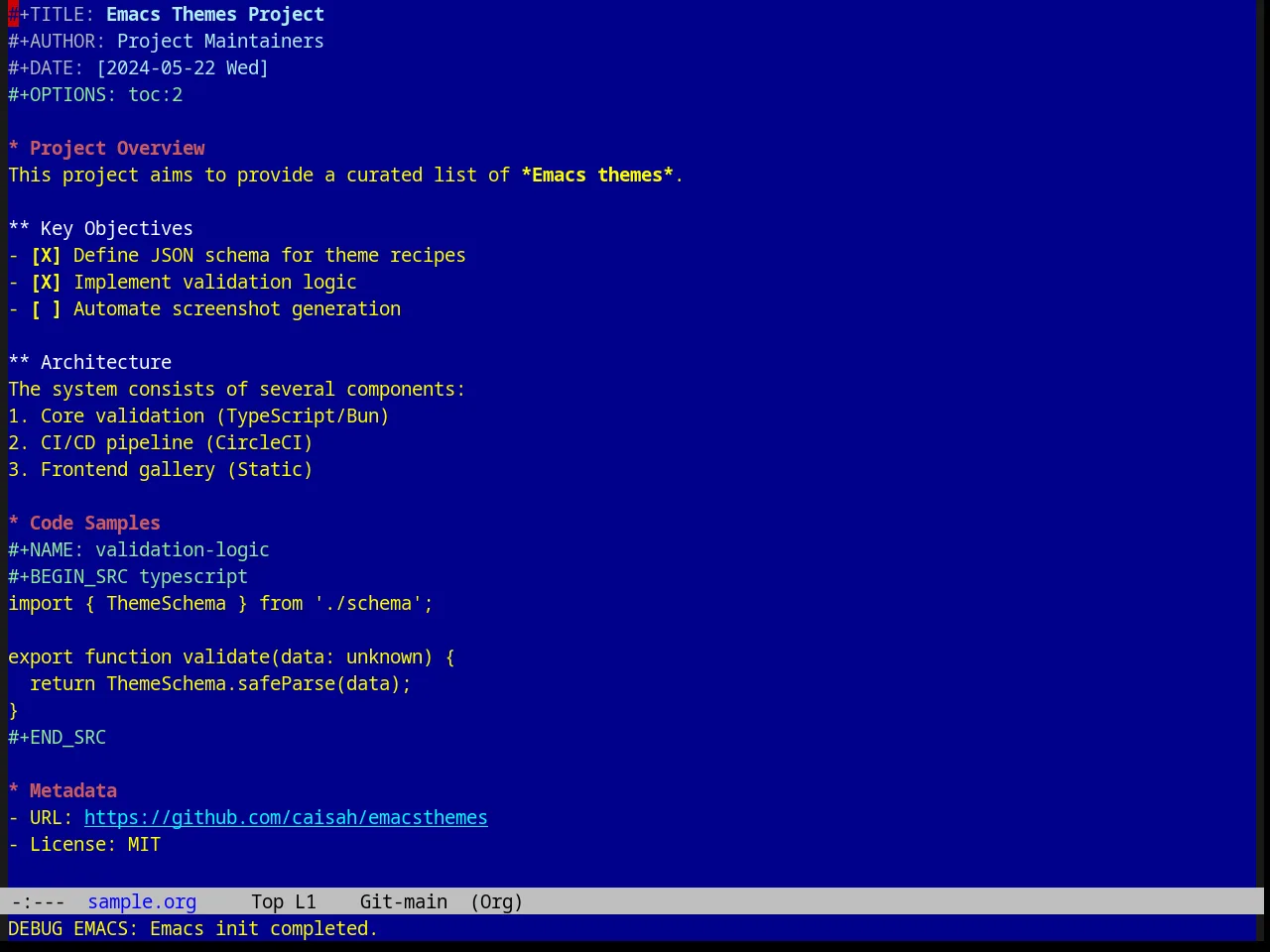Raspopovic Theme in org-mode