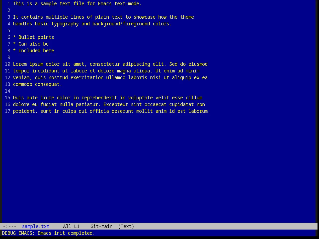 Raspopovic Theme in text-mode