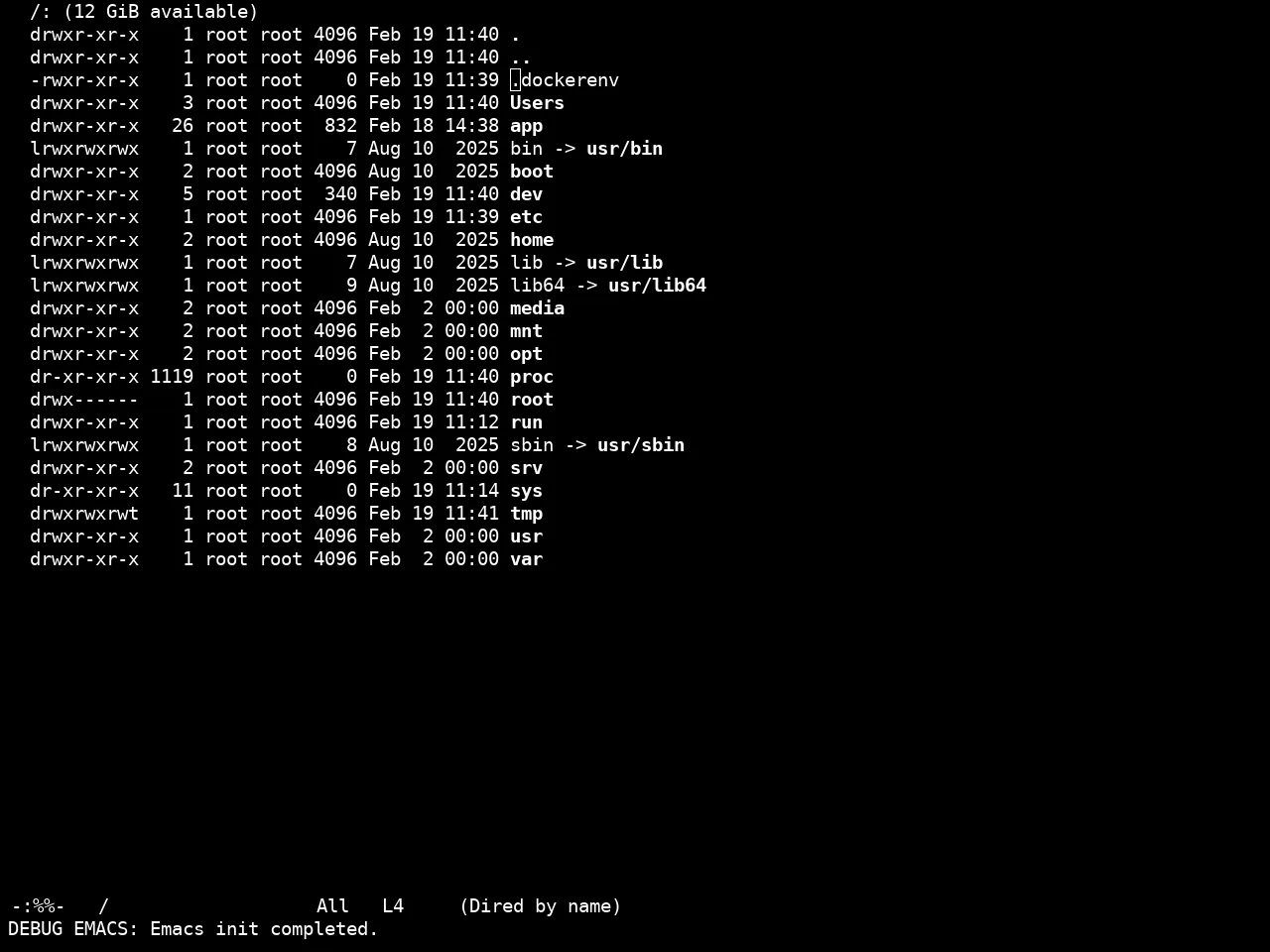 Real Mono Dark Theme in dired
