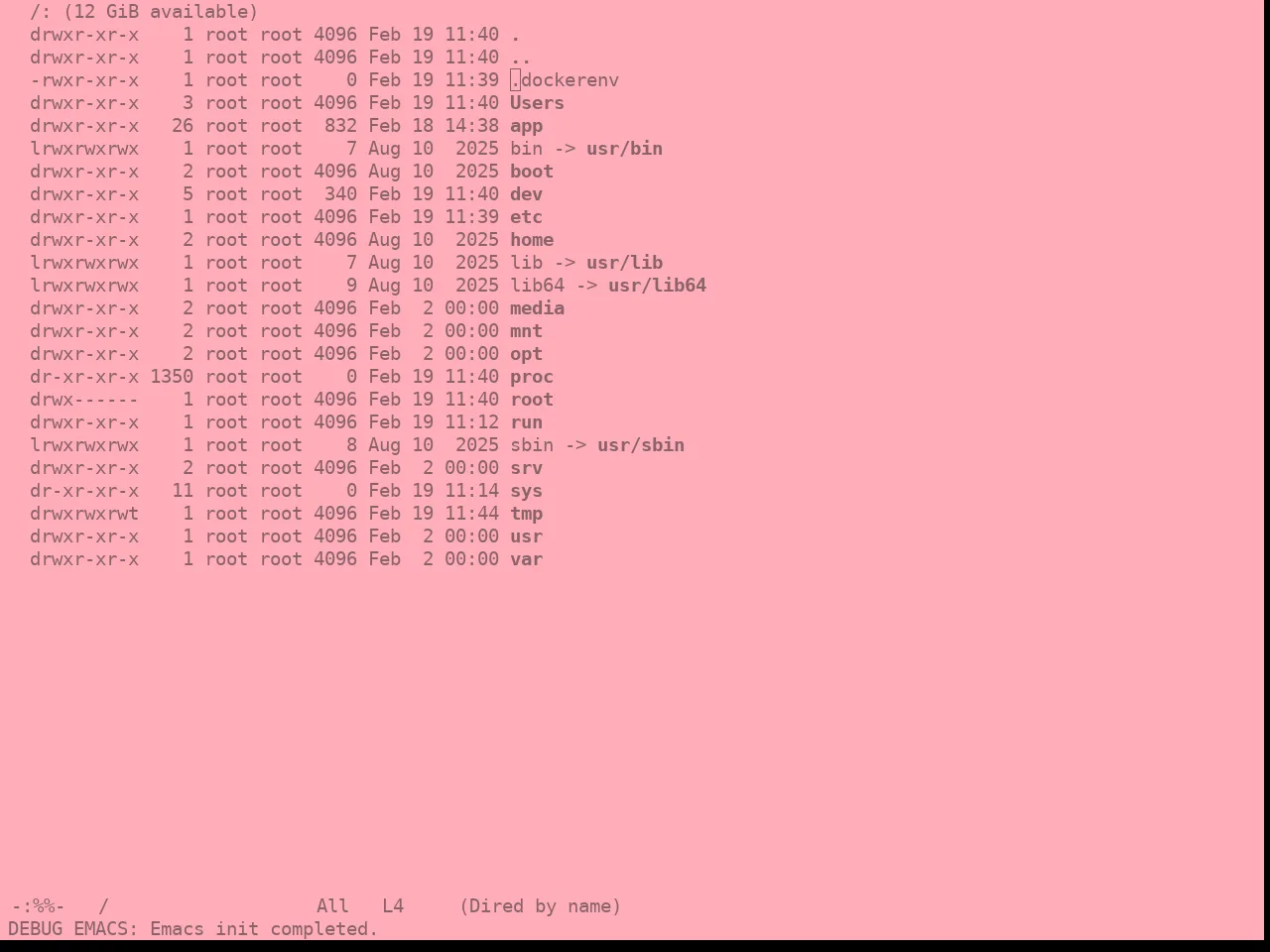 Real Mono Girl Theme in dired