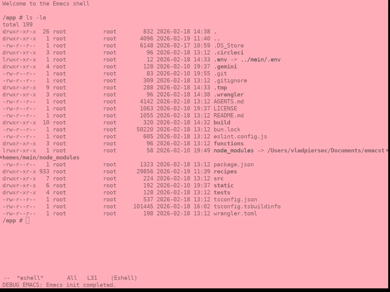 Real Mono Girl Theme in eshell