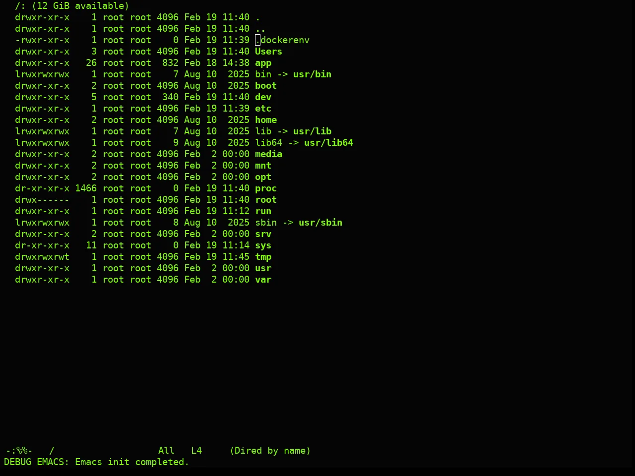 Real Mono Old Theme in dired