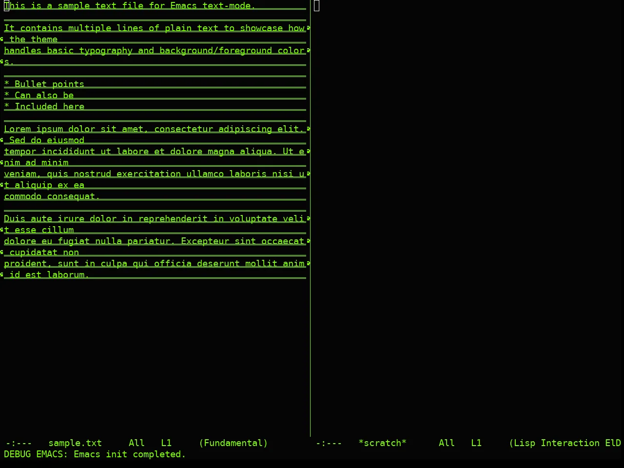 Real Mono Old Theme in fundamental-mode