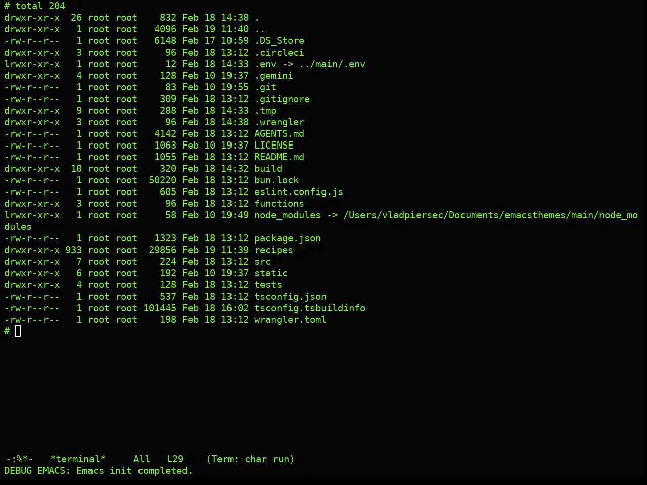Real Mono Old Theme in term