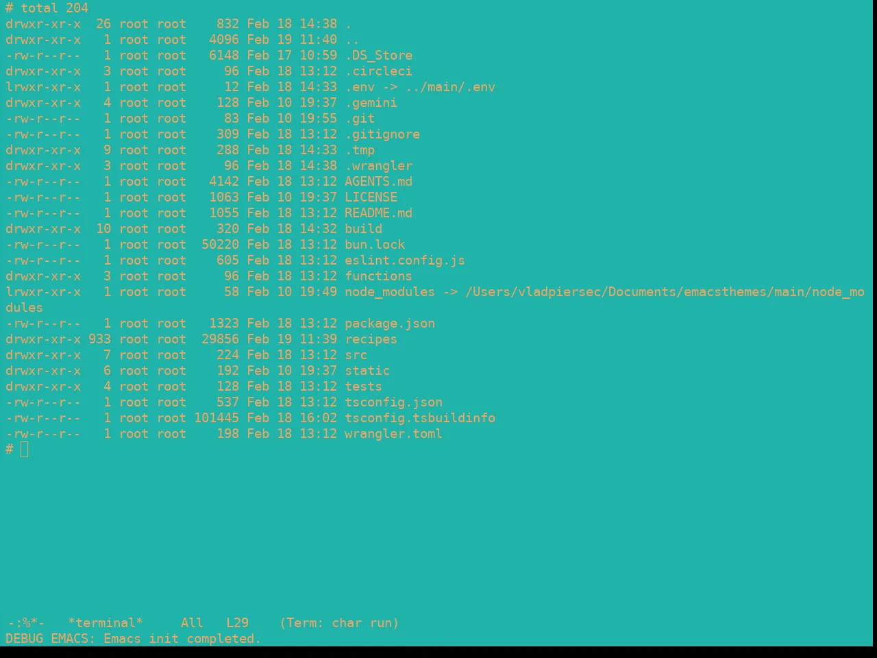 Real Mono Sea Theme in term