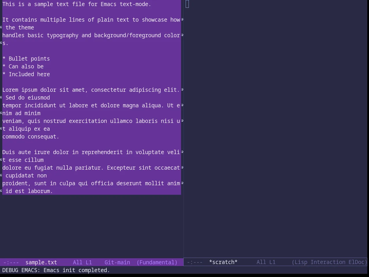 Rebecca Theme in fundamental-mode